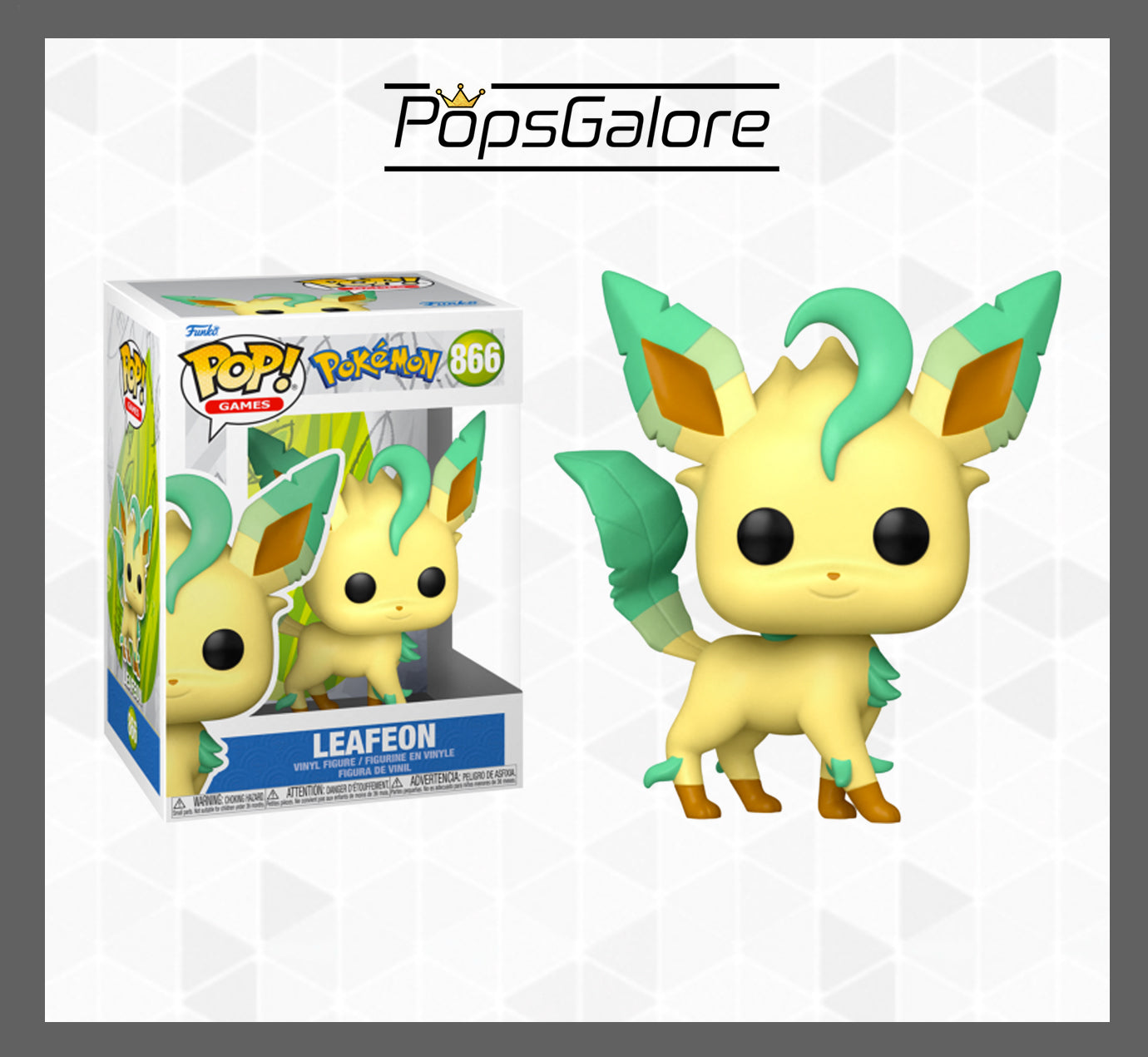 Funko Pop Pokemon - Leafeon 866