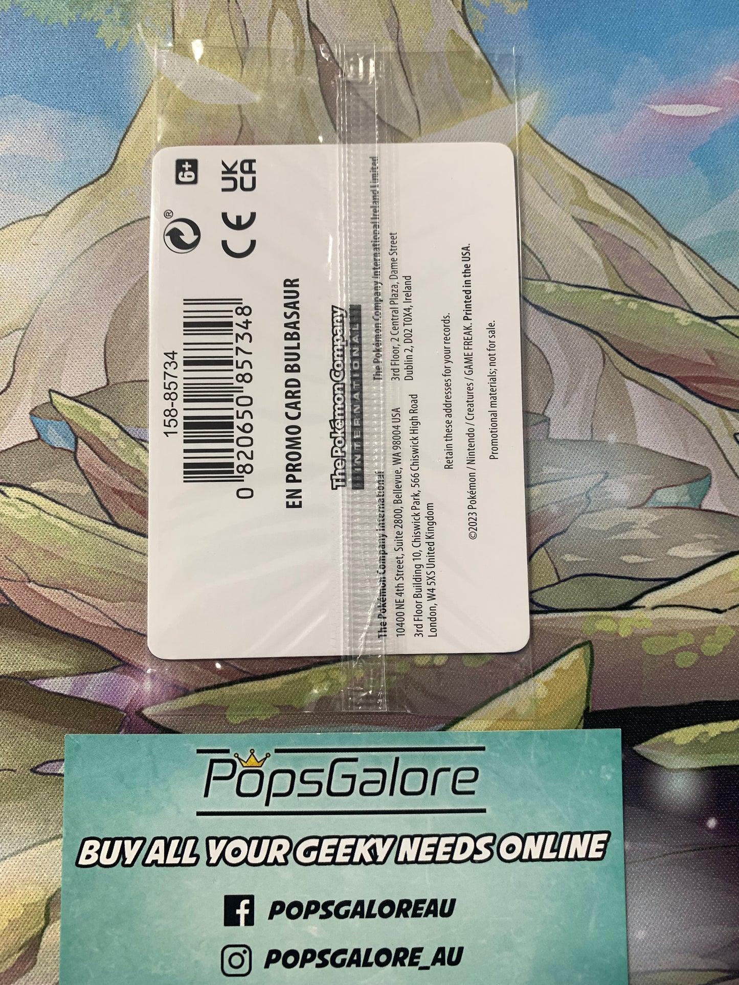 Bulbasaur 001/165 - Pokemon TCG S&V: 151 US Promo Sealed "Best Buy"