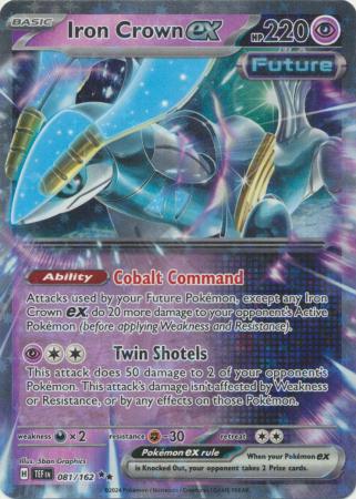 Iron Crown ex 081/162 - Pokemon TCG S&V: Temporal Forces