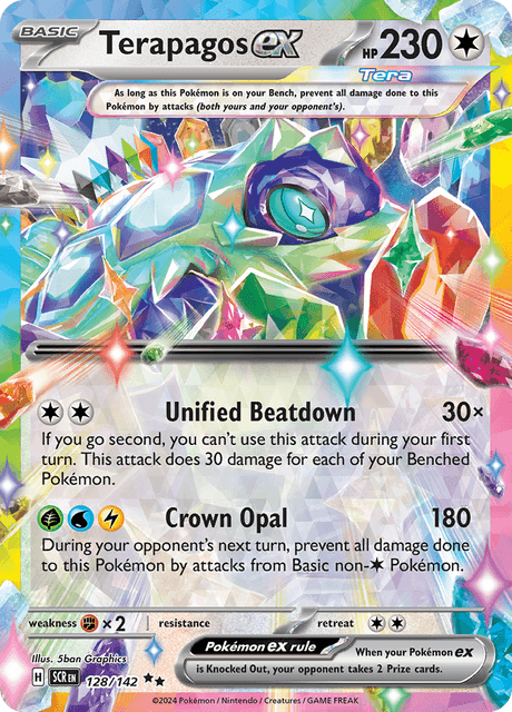 Terapagos ex 128/142 - Pokemon TCG S&V: Stellar Crown